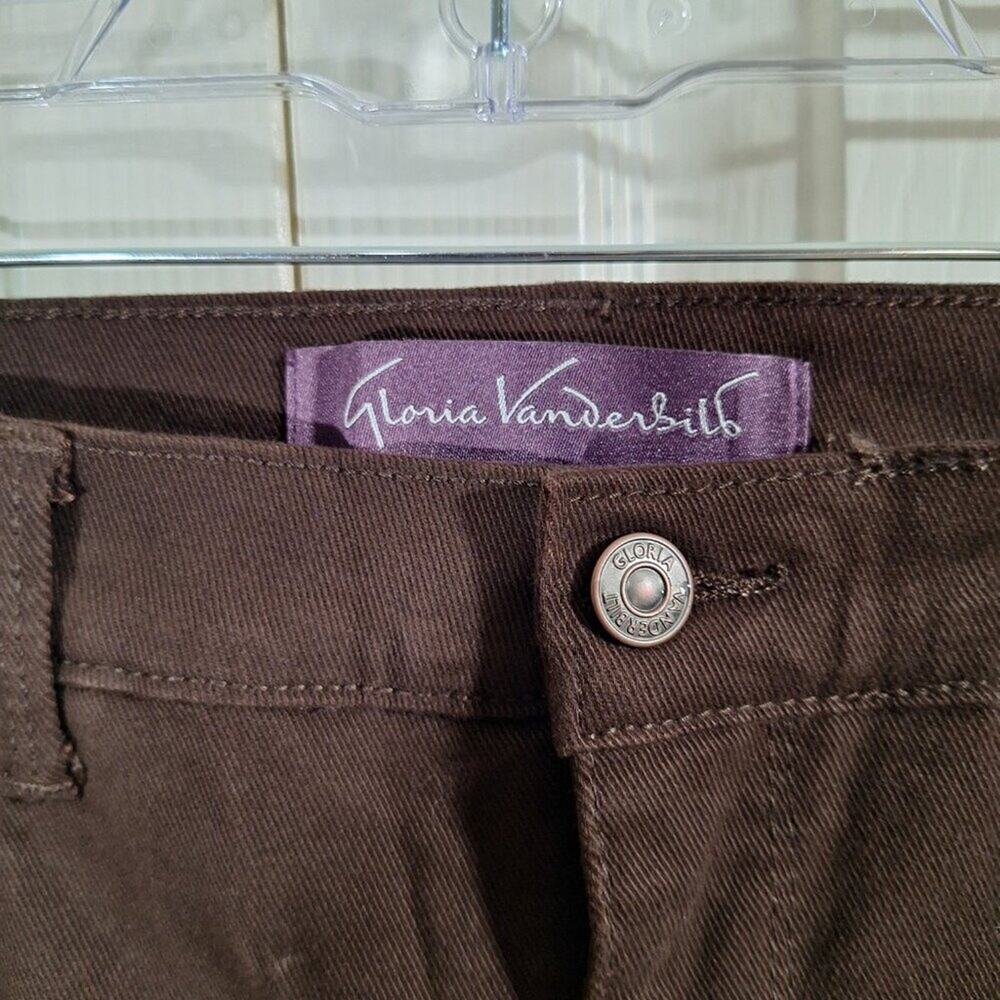 Gloria Vanderbilt Amanda Brown High Rise Tapered Jeans (w/stretch!) 8P NWT - Picture 5 of 11